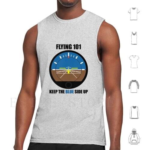 Flying 101 Tank Tops Vest Cotton Aviation Pilot Flying Cirrus General Aviation Toys Airplane Airplanes Pilot Aviator Aviators