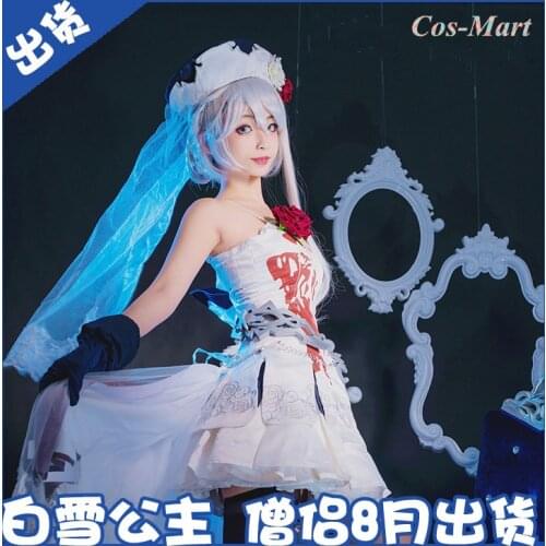 Mobile Game SINoALICE White Princess Cosplay Costume Monks Formal Skirt Female Party Role Play Clothing Custom-Make Any Size