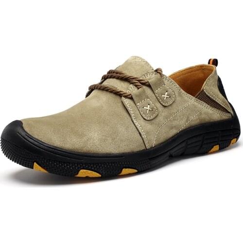 Wedges Sneakers Men Large Size 45-48 Shallow Suede Shoes+male Leather Sneakers Casual Man Vulcanized Shoes Hiking Walking
