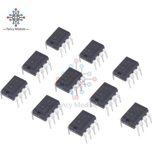 Texas Instruments NE555P NE555 DIP-8 Single Bipolar Timer IC 10Pcs
