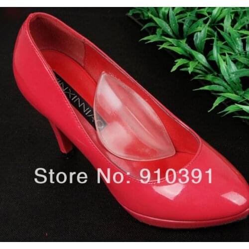 Flatfoot care L size triangle foot patch sticky silicone anti fatigue nonslip arch foot pad cushion as high heel shoes accessory