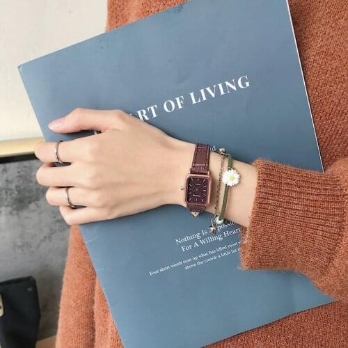Ulzzang Women's Rectangular Watch