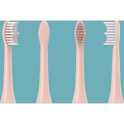 10Pcs/Set Smart Electric ToothBrush Replacement For BAIR X1S/G1/G20 Pink Replace Clean Whitening DuPont Heads Dental Brush