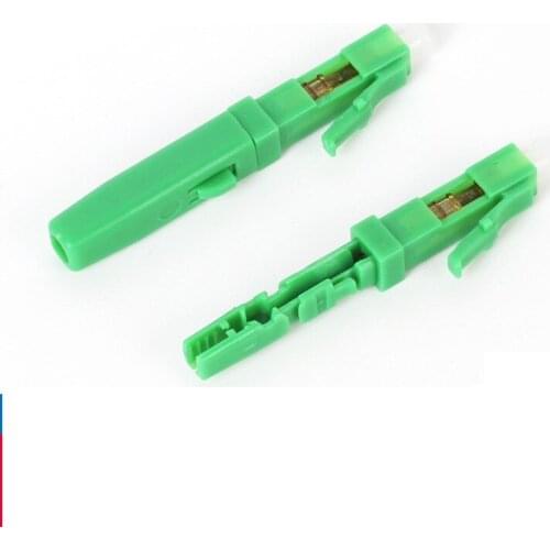 100 pieces FTTH LC UPC Fiber Fast Connector LC UPC Single Fiber optic quick connector LC FTTH Drop Fiber Optic Cable Connector