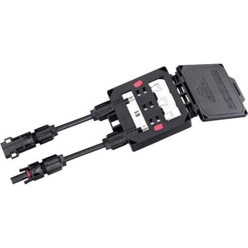 20 pcs / lot TUV standard 3 rails 2 diodes solar panel Junction box for solar cell panel