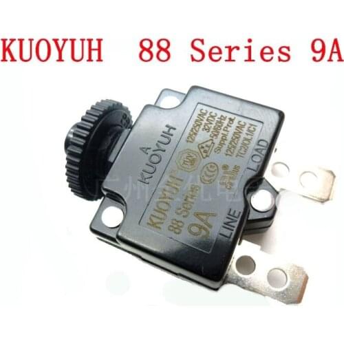 3Pcs Taiwan KUOYUH Overcurrent Protector Overload Switch 88 Series 9A