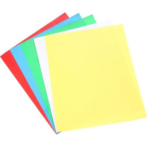 5Pcs/set Tracing Paper 23*28cm Tailor Sewing Sheets Transfer Pattern Making Drafting Craft Embroidery Tools 5 Color Hicello