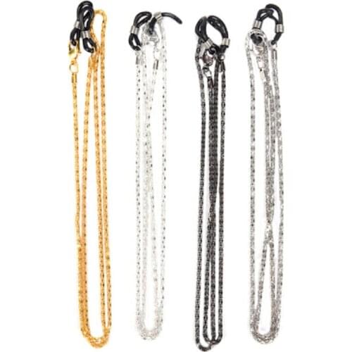 62cm Women Eyeglass Eyewear Sunglasses Anti-lost Chains Neck Cord Holder Strap Rope String 4 Colors