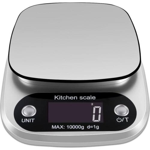 Digital Kitchen Food Scale 10Kg/1g stainless steel weighing Postal Electronic Scales Measuring tools weight Balance