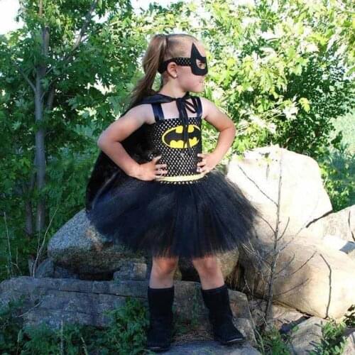 Girls Anime Character Party Mesh Dress Kids Halloween Cosplay Costume Role Play Dress Up Outfit Child Pretend Game Birthday Suit