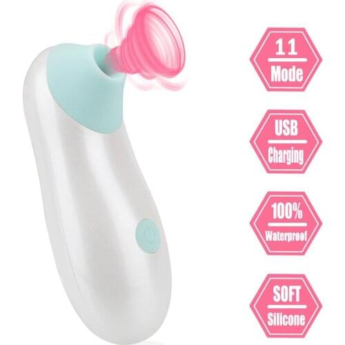 Clitoral Sucking Vibrator Nipple Tongue Sucker G spot Clitoris Stimulator Sucking Sex Oral Licking 11 Speeds