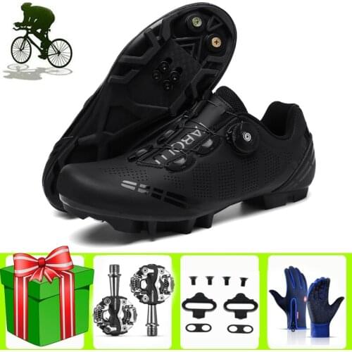 Sapatilha Ciclismo Mtb Cycling Shoes Men Sneakers SPD Pedals Sports Route Racing Women Bicycle Mountain Bike Footwear
