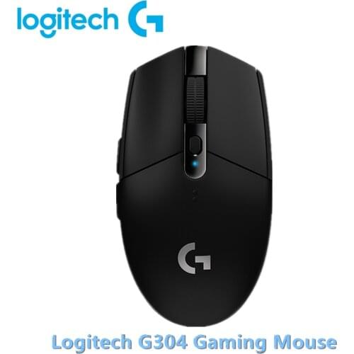 Logitech G304 Original LIGHTSPEED Gaming Mouse 12000DPI USB 2.4G Wireless HERO Sensor 5AA Battery For LOL Gamer Fast shipping