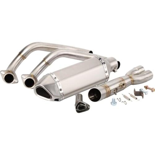 MT 07 Motorcycle For Yamaha MT 07 TRACER 700 XSR700 MT07 FZ07 700GT XSR 700 Escape Motorcycle Exhaust Muffler And Link Pipe