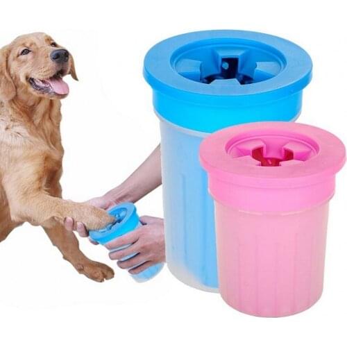 2020 New Soft Paw Cleaner For Large Small Dogs Cleaning Cup Brush Silicone Paw wash Portable Pet Foot Quickly Wash Cups Grooming