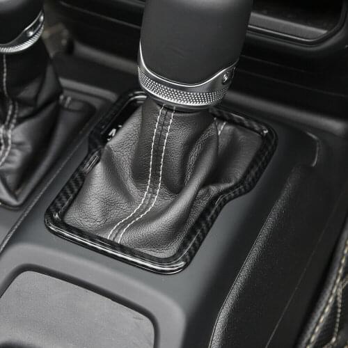 New ABS Auto Gear Shift Box Panel Frame Trim Cover for Jeep Wrangler JL 2018-2019