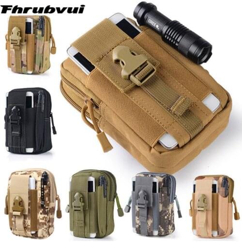 New Men Outdoor Tactical Belt Waist Pack Bag Small Pocket Military Waist Pack Running Pouch Travel Camping Bags Soft back