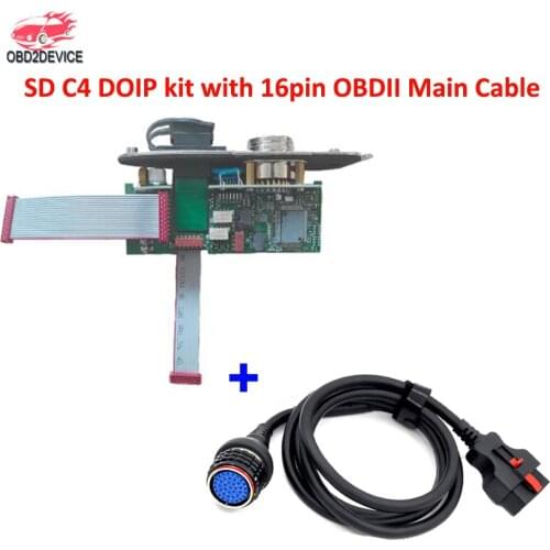 DOIP kit with 16 pin special OBD2 cable for SD Connect Compare C4 Diagnosit Tool 16Pin OBD testing Cable for MB Star C4