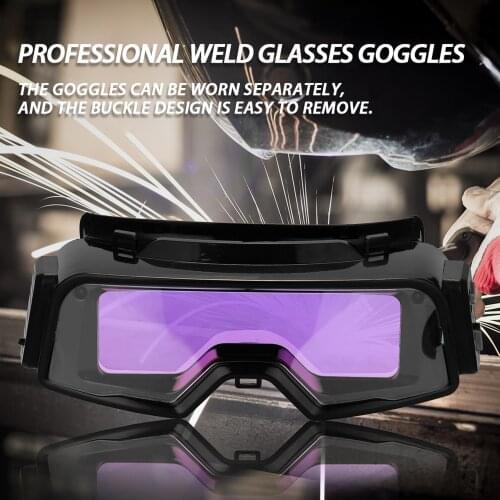 Auto Darkening Welding Goggles for TIG MIG MMA Professional Weld Glasses Goggles Multifunction Utility Tool
