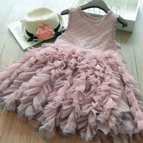 2020 princess baby girl party wedding dress infant Tutu Girls Gown Toddler Baby Girls Kids Dress