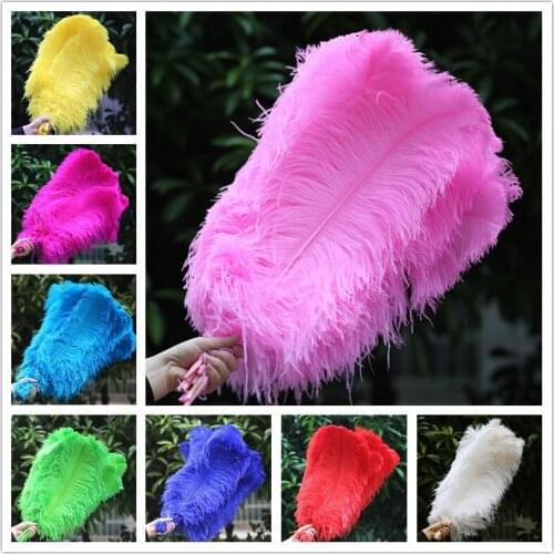 Sale 50pcs/lot beautiful ostrich feather 50-55CM 20-22Inch Accessories carnival Christmas dancers Wedding plume