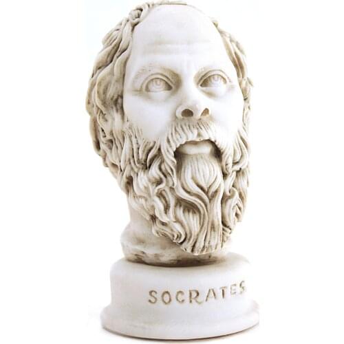SOCRATES Bust Statue - Free Shipping Ancient sculpture history philosopher philosophy