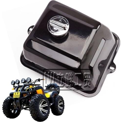 ATV Accessories Fuel Tank Bull Style 125-250cc Iron Oil Tanker Oil Drum Universal Modification