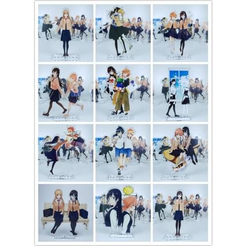 Eventually, I Will Become Yours Bloom Into You Acrylic BL Stand Nanami Touko Saeki Sayaka Figure Model Anime Desk Decor Toy