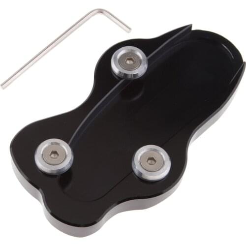 CNC Sidestand Plate Kickstand Extension Pad For Kawasaki VN900 07-15