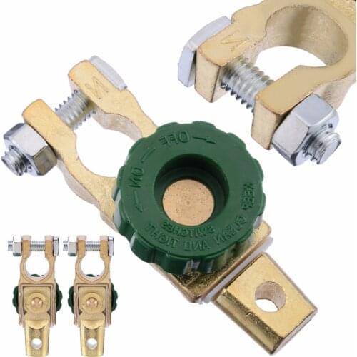 Car Battery Cut Off Switch Auto Boat Motorcycle Battery Terminal Link Quick Cut-off Disconnect Master Kill Shut Switch