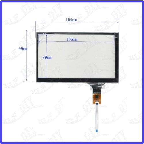 ZhiYuSun YH-8894V4 7 inch capacitive touch screen/GT911 6 pin / 165 * 99/165*100mm 6 line Resolution cable Car DVD navigation