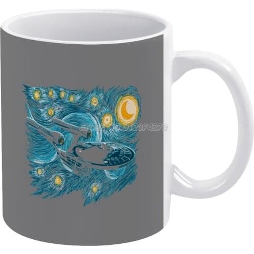 Starry Night Starry Coffee Mugs Pattern Coffee Mug 330ml Milk Water Cup Creative Fathers Day Gifts Starry Night Starry