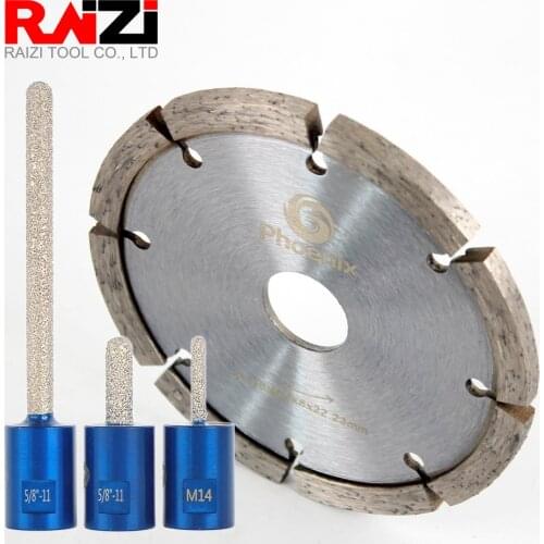 Raizi 1 Pc Vacuum Brazed Diamond Mortar Raking Bit For Mortar Raking Brick Removal 4*25 8*25 8*100