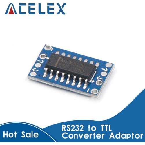 100pcs MCU mini RS232 MAX3232 level to TTL level converter board serial converter board module
