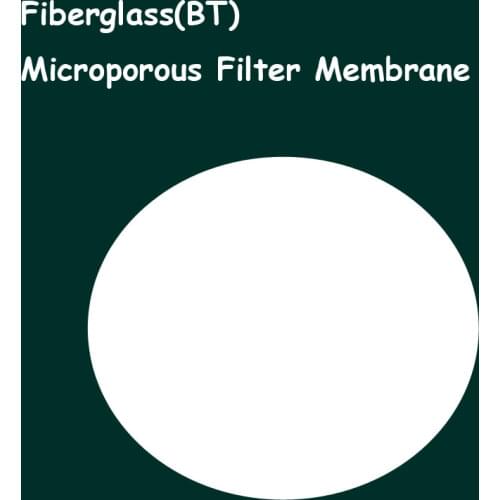 50pcs/lot (BT) Glass Fibre Microporous Filter Membrane Dust Measurement Quartz fiber High temperature resistance Filter Paper