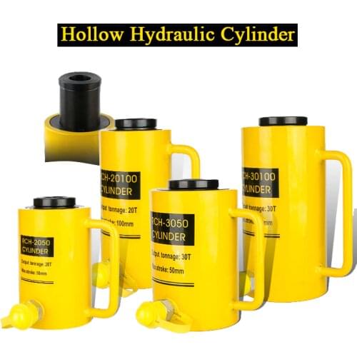 30 Ton 50mm Hydraulic Hollow Hole Cylinder Jack RCH-3050 Ram 30 Tons stroke 50mm
