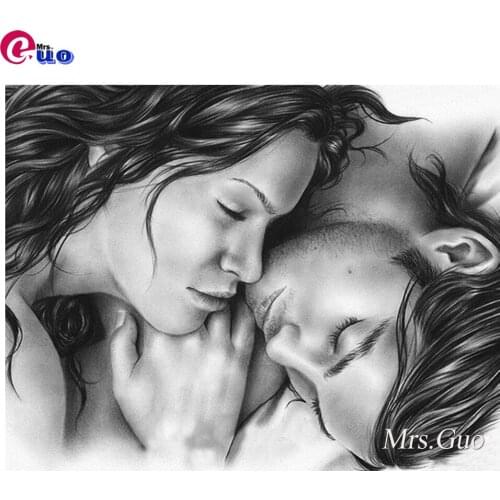 5D DIY Diamond Painting Full Square/Round Drill "Sexy Couple " Diamond Embroidery Sale Of Rhinestones Decoration Lover Gift