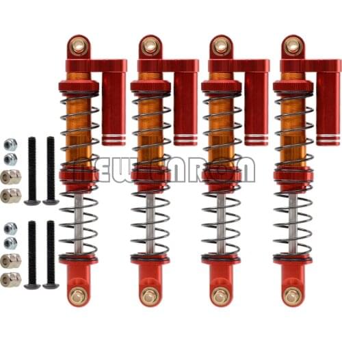4Pcs RC CAR Aluminum 90mm 95mm 100mm 105mm 115mm Oil Shock Absorber Damper For RC Crawler Car 1/10 RC4WD CC01 SCX10 D90 TRX4