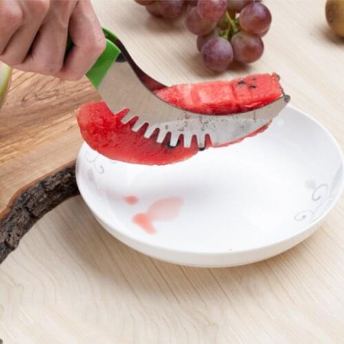 Brand watermelon slicer kitchen gadget stainless steel fruit knife melon knife fast watermelon slicer cutting tool