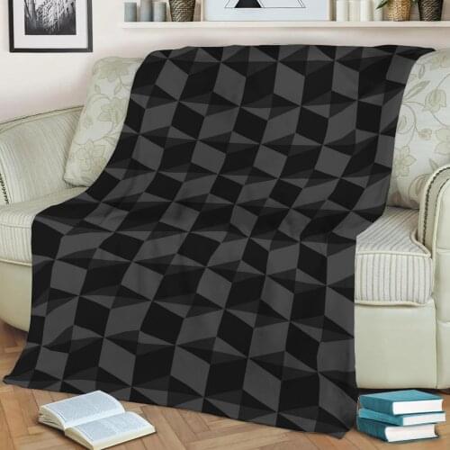 Centre Point Pulse 3D Printed Velvet Plush Throw Fleece Blanket Bedspread Sherpa Blanket Home Decora