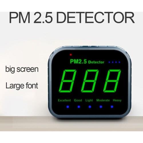 Kingneed PM2.5 Air Quality Detector Indoor Pollution Tester Data Record Real Time Home Meter with 2600mAh