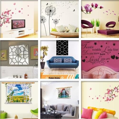 Наклейки из мультфильмов на стену eTya China At AliExpress