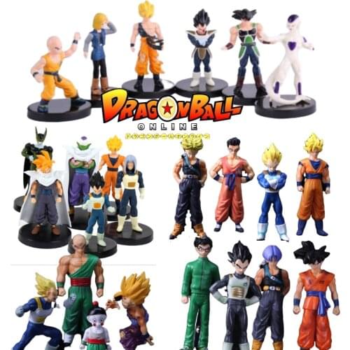 Dragon Ball Figure Saiyan Goku Vegeta Piccolo Saru Frieza Figurine Model Doll Decoration