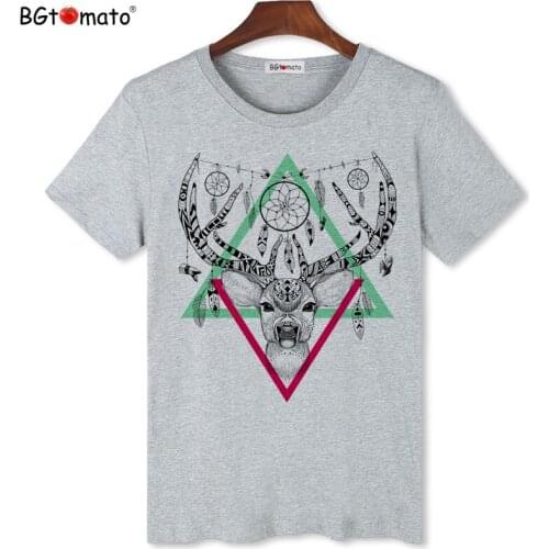 Bgtomato t-shirt printing in the material Never fade colorful shirt short sleeve o neck summer top new design shirt PIC2