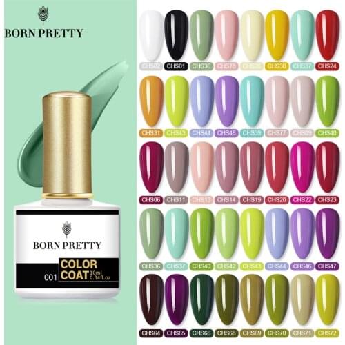 BORN PRETTY 10ml Gel Nail Polish Varnishes Nail Color Gel Semi Permanent Base Top Need UV LED Lamp Paint Hybrid Nail Polish