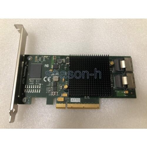 ATTO ExpressSAS H308 8-Internal Port SAS SATA II PCIe Host Adapter Full Profile