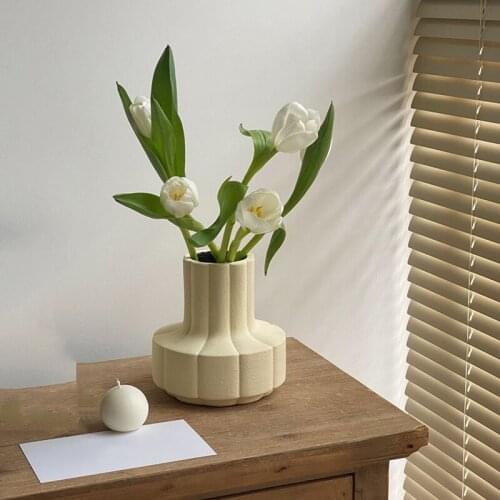 Ceramic Nordic Vase for Table Decoration Living Room Nordic Water Hydroponics Table Ornaments Flowers Arrangement