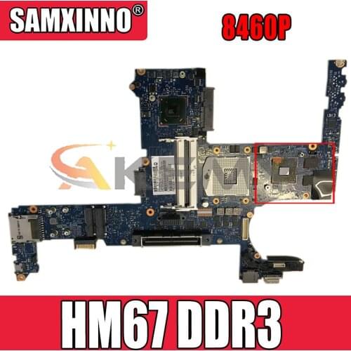 For HP Elitebook 8460P 6050A2398501 642754-001 HM67 216-0809024 DDR3 Notebook motherboard Mainboard full test 100% work