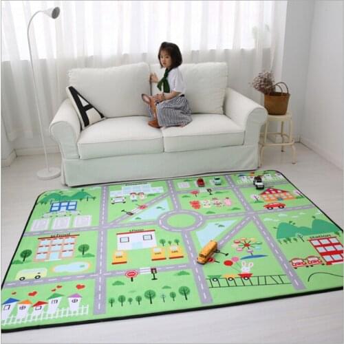 Cute Child Game Carpet Kids Gym Play Game Mat/Rug Baby Toys Pouch Storage Organizer Bath Anti-skid Crawling Carpets Mat Baby