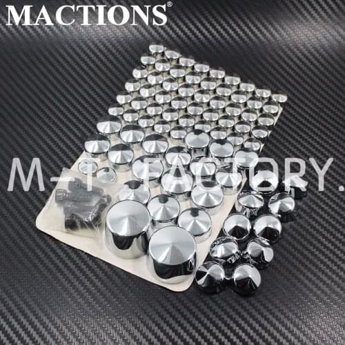 Motorcycle 1SET Bolt Caps Topper Cover Motorcycle Motorbike Moto Parts Chrome / Black For Harley Softail Twin Cam 2007&Up